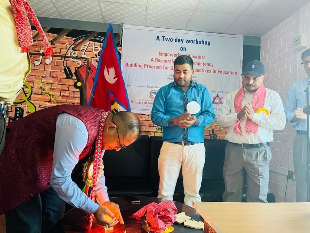 workshop opening ceremony Ramesh Singh Dhami