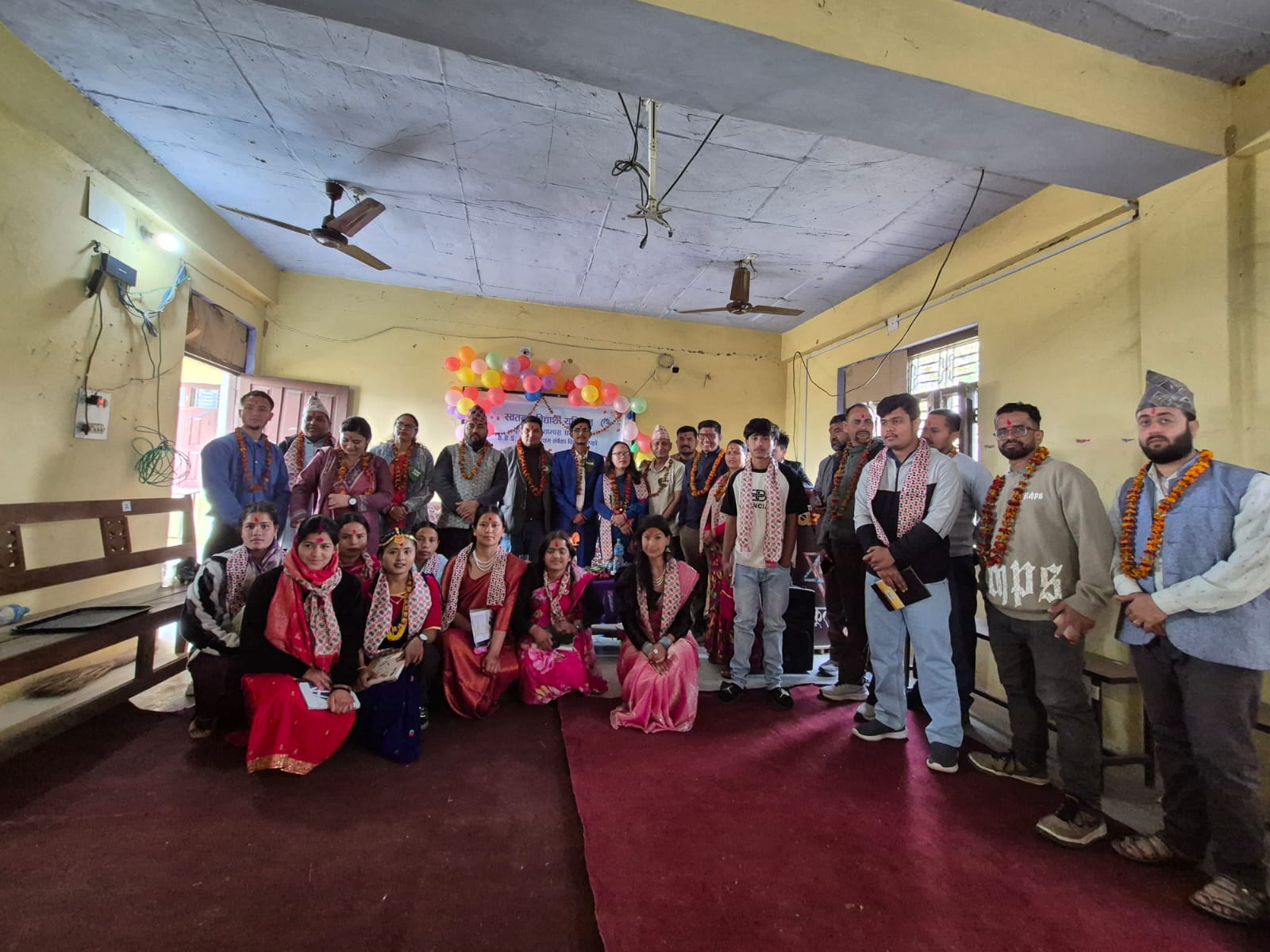 प्रथम वर्षका विधार्थीहरुलाई स्वागत कार्यक्रम